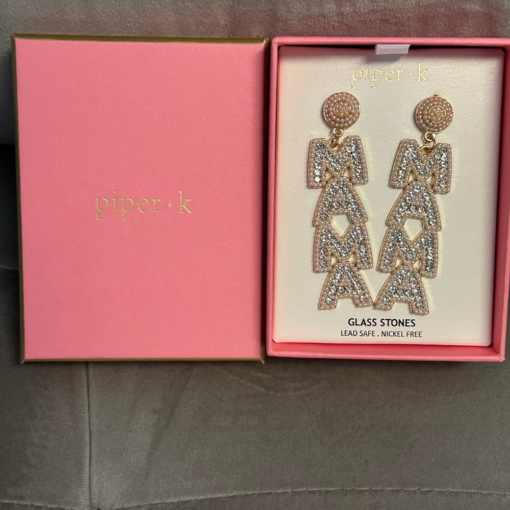Piper Gold MAMA Earrings